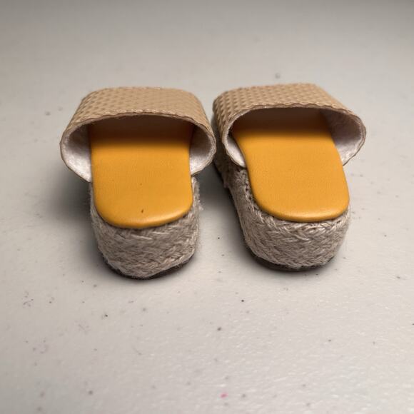 American Girl Bitty Baby Blue Loafer Generic Tan Slide Sandals Shoe Lot 18 Doll - Picture 11 of 13